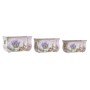 Cache-pot DKD Home Decor Métal Lila (3 pcs)