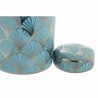 Vase DKD Home Decor Porcelaine Turquoise Oriental (17 x 17 x 32 cm)