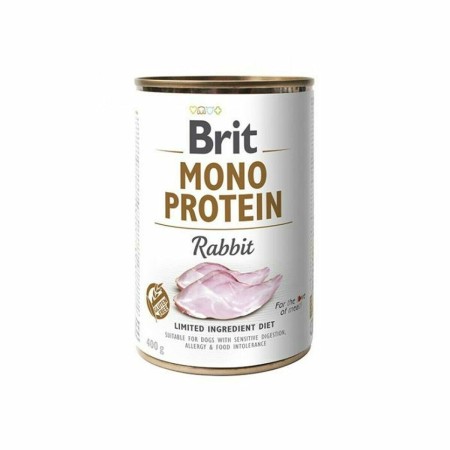 Comida húmeda Brit Mono Protein Rabbit 400 g