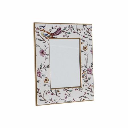 Cadre photo DKD Home Decor Multicouleur Oiseaux Bois MDF (23 x 1,5 x 28 cm)