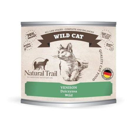 Comida para gato NATURAL TRAIL Wild Cat Venison 200 g