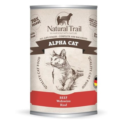 Aliments pour chat NATURAL TRAIL Alpha Cat Beef Viande de bœuf 400 g