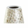 Vase DKD Home Decor Marron Crème Bambou Nacre noire Arabe (24 x 24 x 66 cm)