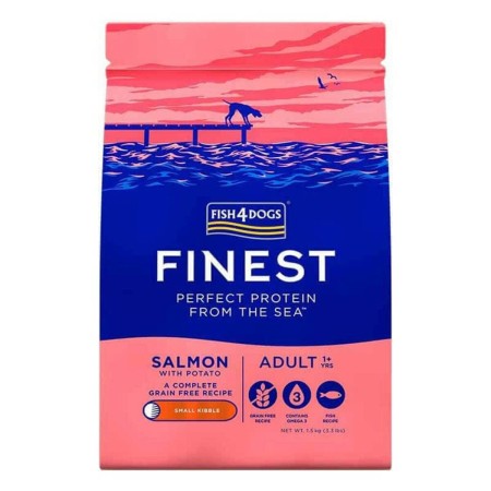 Nourriture FISH4DOGS Finest Salmon S Saumon 1,5 Kg