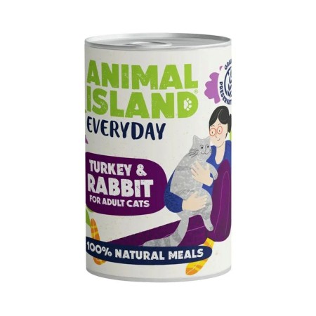 Aliments pour chat ANIMAL ISLAND Turkey 400 g