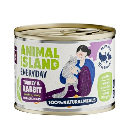 Comida para gato ANIMAL ISLAND Turkey 200 g