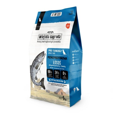 Nourriture WIEJSKA ZAGRODA Monoprotein Salmon Saumon 6 Kg