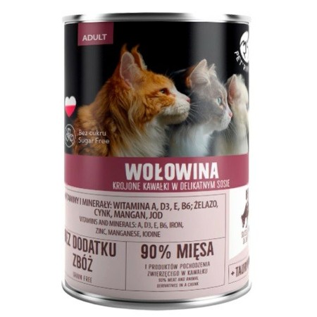 Comida para gato PETREPUBLIC Beef Carne de vacuno 400 g