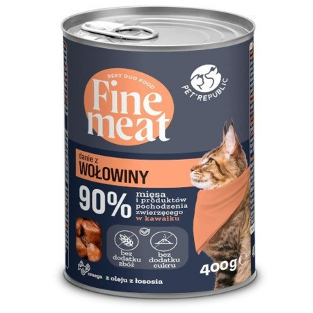 Comida para gato PETREPUBLIC Beef Carne de vacuno 100 g 400 g