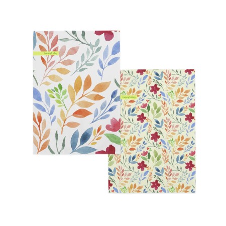 Paño de Cocina HappyFriday HAPPYFRIDAY Multicolor 70 x 50 cm (2 Piezas)