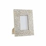 Cadre photo DKD Home Decor Verre Naturel Blanc Bois de manguier Indien (20 x 1,3 x 25 cm)