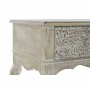 Console DKD Home Decor Blanc Bois de manguier (91 x 42 x 81 cm)