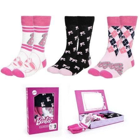 Chaussettes Barbie 3 paires (36-43)