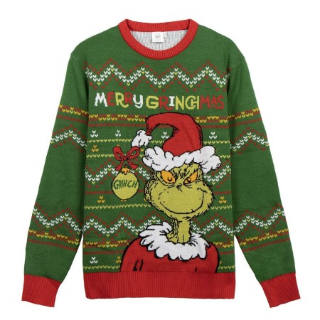 Pull homme The Grinch Vert