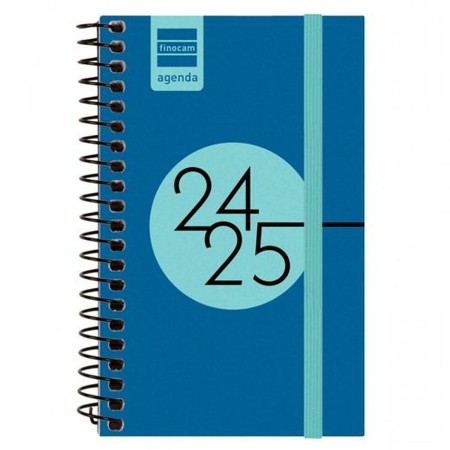 Agenda Finocam Azul Cobalto 7,9 x 12,7 cm 2024-2025