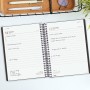 Agenda Finocam Negro A5 15,5 x 21,2 cm 2025