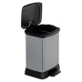 Cubo de basura Curver 203291 Negro Gris Plástico 28 L (1 Pieza)