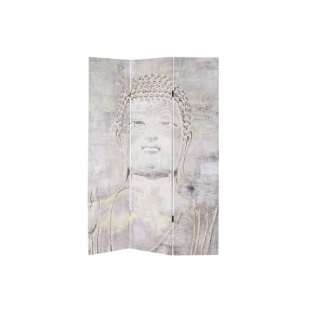 Paravent DKD Home Decor Buda Toile Pin (120 x 2 x 180 cm)