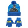 Bonnet et gants Batman Bleu