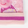 Bonnet et gants Peppa Pig Rose