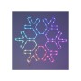 Adorno Navideño Lifetime RGB Copos de nieve 50 x 43 cm LED RGB