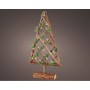 Árbol de Navidad Lumineo Blanco Cálido 25,5 x 6 x 49 cm MicroLED Decorativo