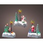 Adorno Navideño Lumineo 9,5 x 5,5 x 12,5 cm Figura Decorativa