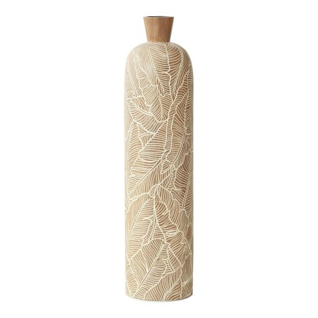 Vase DKD Home Decor Marron Résine Tropical (14 x 14 x 60 cm)