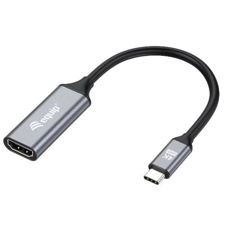 Cable USB Equip 133491 Negro/Gris 15 cm (1 unidad)