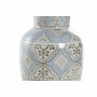 Vase DKD Home Decor Porcelaine Beige Bleu Arabe (15 x 15 x 30 cm)