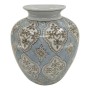 Vase DKD Home Decor Porcelaine Beige Bleu Arabe (22 x 22 x 25 cm)