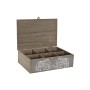 Boîte pour infusions DKD Home Decor Bois MDF (24 x 16 x 7 cm)