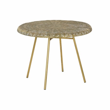 Table d'appoint DKD Home Decor Métal Cuivré Clair (65 x 65 x 59 cm)