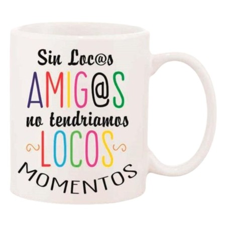 Tasse mug Roymart "SIN LOCOS AMIGOS" Blanc