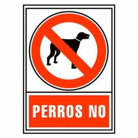Cartel Archivo 2000 "PERROS NO" PVC 210 x 297 mm