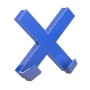 Aimant Novus MEGA Magnet CROSS XL Bleu Croix 9 x 9 cm