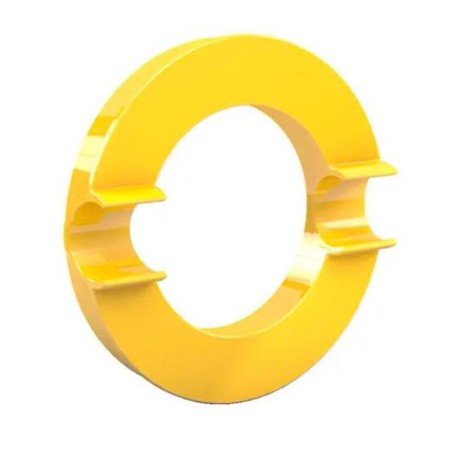 Aimant Novus MEGA Magnet CIRCLE XL Jaune Cercle Ø 8 cm