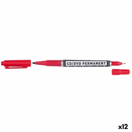 Marqueur permanent Molin Rouge Double pointe 12 Unités