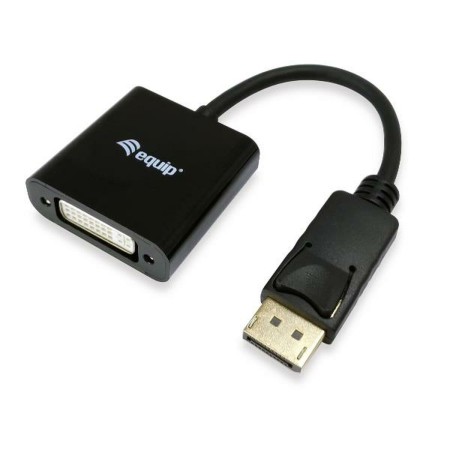 Adaptador Display Port a HDMI/VGA Equip 133431 Negro 20 cm