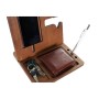 Organisateur DKD Home Decor Bureau Marron Bois (23 x 20 x 3 cm)