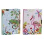 Agenda avec accessoires DKD Home Decor Bleu Rose (13.5 x 1 x 18 cm) (23 x 5.4 x 18.5 cm)