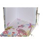 Agenda avec accessoires DKD Home Decor Bleu Rose (13.5 x 1 x 18 cm) (23 x 5.4 x 18.5 cm)