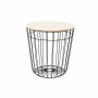Table d'appoint DKD Home Decor Noir Fer Bois MDF (39 x 40.5 x 40.5 cm)