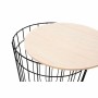 Table d'appoint DKD Home Decor Noir Fer Bois MDF (39 x 40.5 x 40.5 cm)