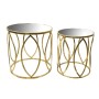 Jeu de 2 tables DKD Home Decor Doré Métal (2 pcs) (40 x 40 x 47 cm) (51 x 51 x 51 cm)