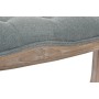 Banquette DKD Home Decor  Gris Naturel Bois Polyester Gris foncé (112 x 36 x 48 cm)