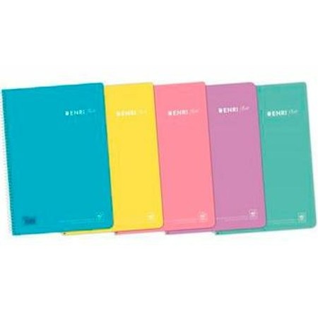 Cuaderno ENRI Pastel Din A4 80 Hojas (5 Unidades)