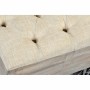 Banquette DKD Home Decor  Sapin Naturel Noir Beige Polyester (61 x 51 x 77 cm)