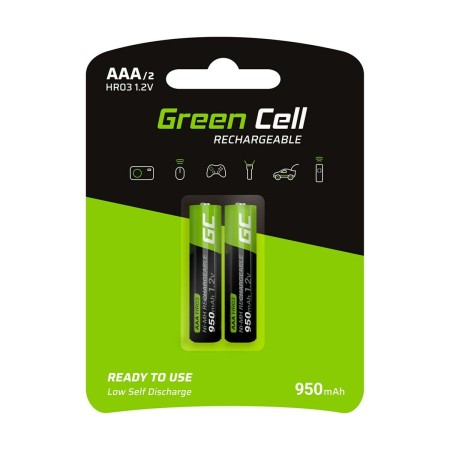 Pilas Recargables Green Cell GR07 950 mAh 1,2 V AAA