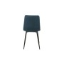 Silla Romimex Azul Terciopelo Metal 45 x 89 x 55 cm